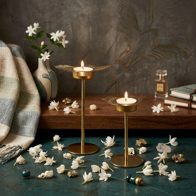GlowDot Tea Light Candle Holder - Set of Two media 1