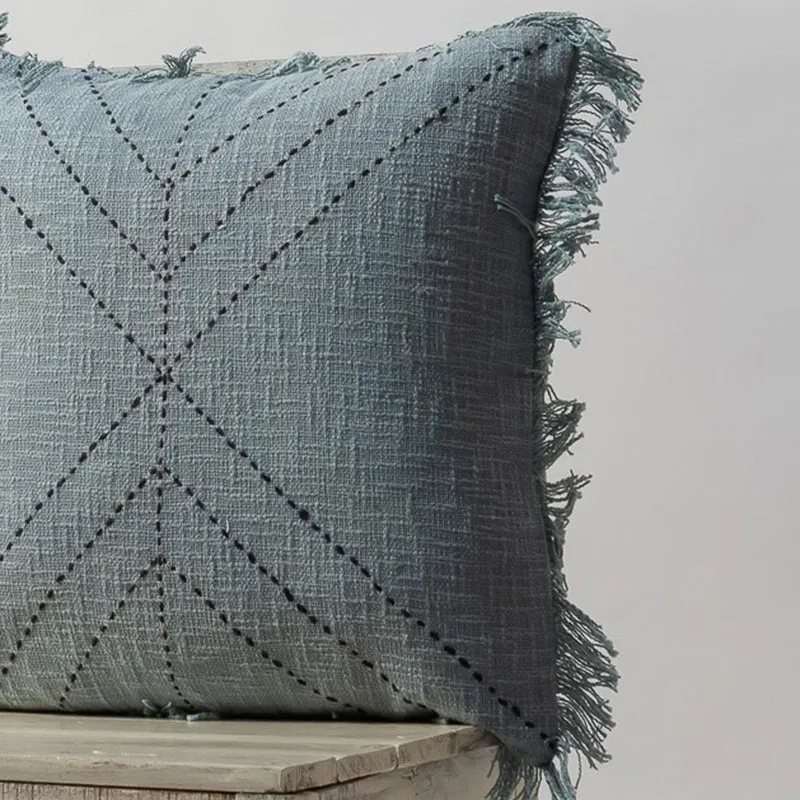 Thread Glyph II Embroidered Cushion Cover media 3