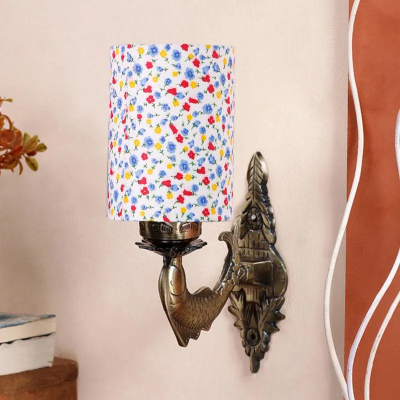 Ziada Stiva Color Spash Fabric & Metal Wall Lamp media 3