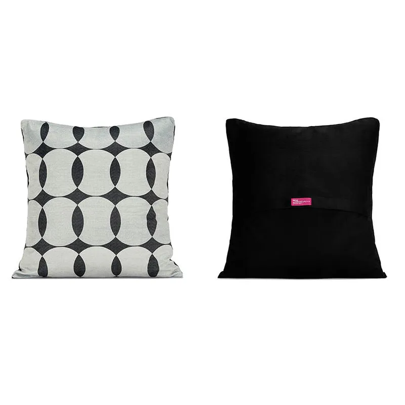 India Twilight Wilds Printed Cotton Cushion Cover - Set Of Five media 4