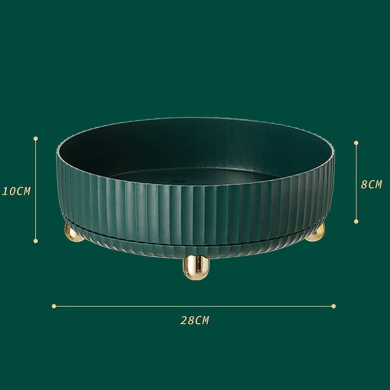 Bits & Bliss Revolving Desk Organizer - Dark Green media 9