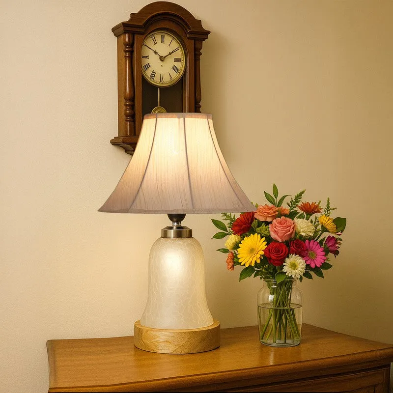 Zoravelle Wooden Table Lamp - Off White media 3