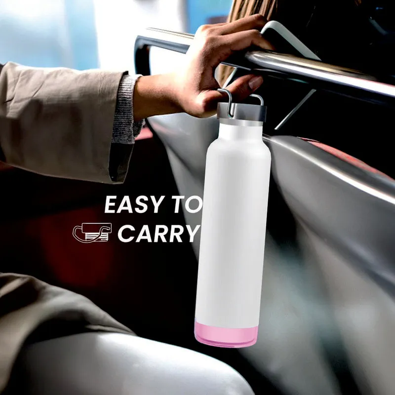 Hot & Cold Mate Smart Water Bottle - White (600 mL) media 5