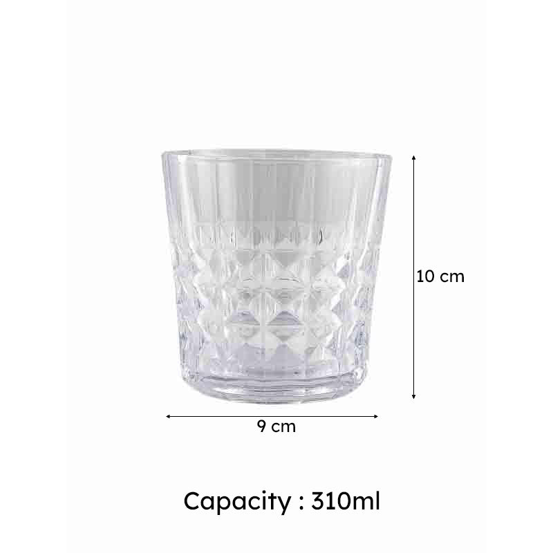 Mefee Old Fashioned Glasses (310 ml ) - Set of Six media 6