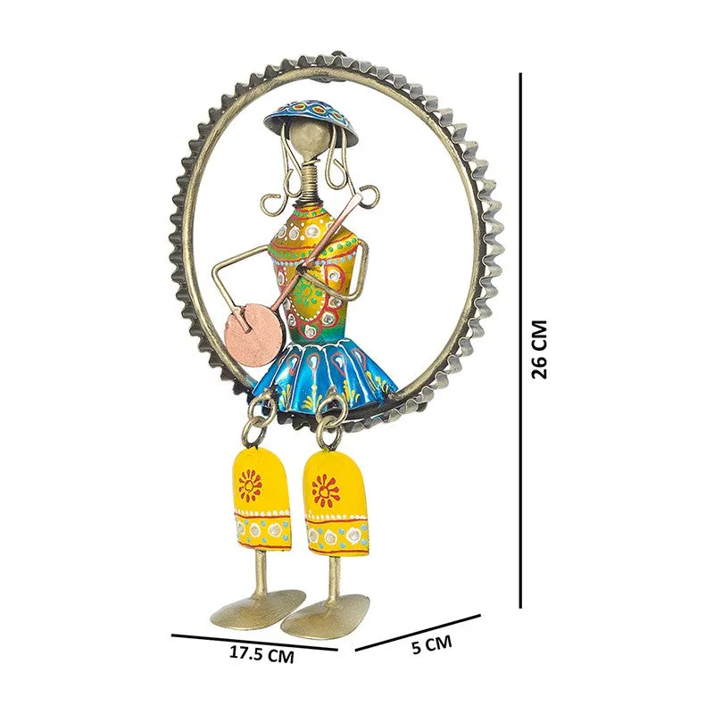 Folk Musician Doll Metal Wall Accent media 8