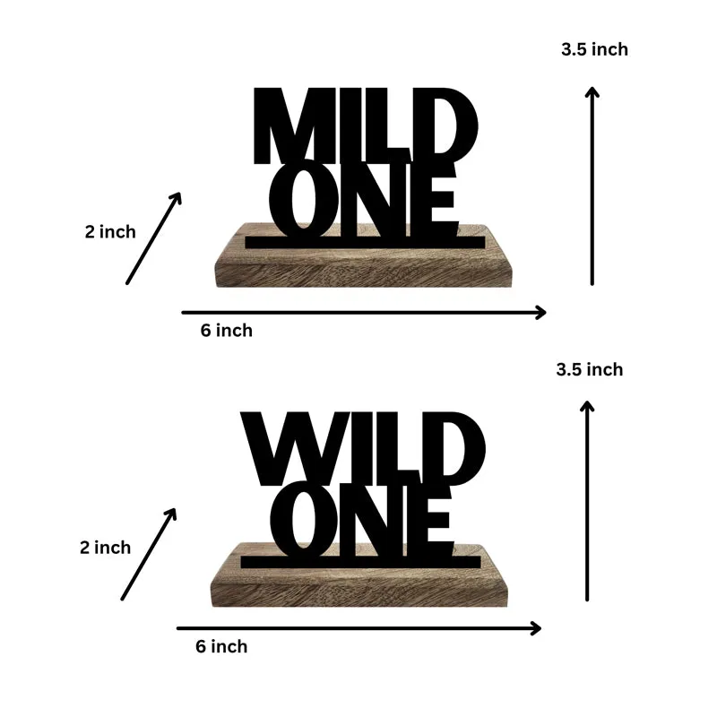 Wild One & Mild One Showpiece - Set Of Two media 5