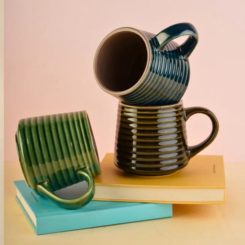 Miska Ceramic Coffee Mug (230 mL Each) - Set of Three media 3