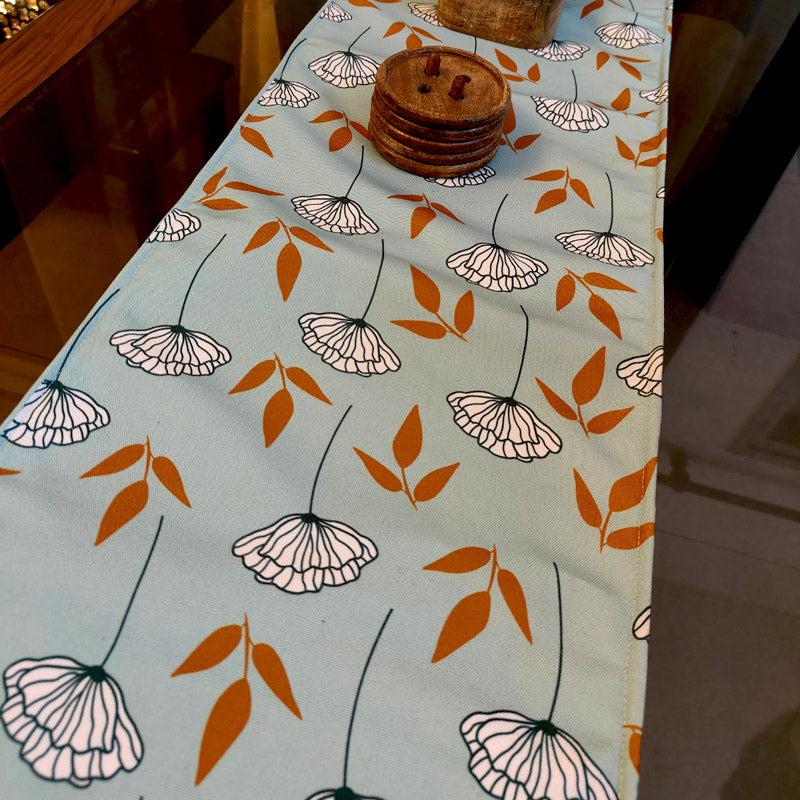Dahlia Glaze Poly Canvas Table Runner media 3