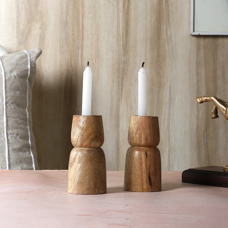 Timbra Mango Wood Candle - Set Of Two media 6
