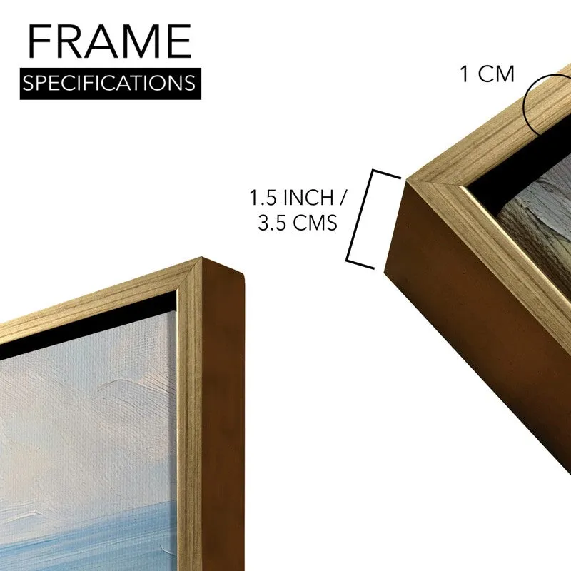 Ocean Breakfast Canvas Wall Painting With Frame media 8