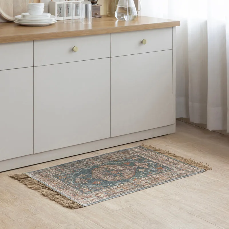 Eryndor Cotton Door Mats - Blue media 3
