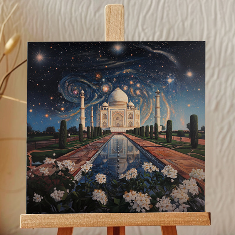 Tale Of Taj Mahal Showpiece