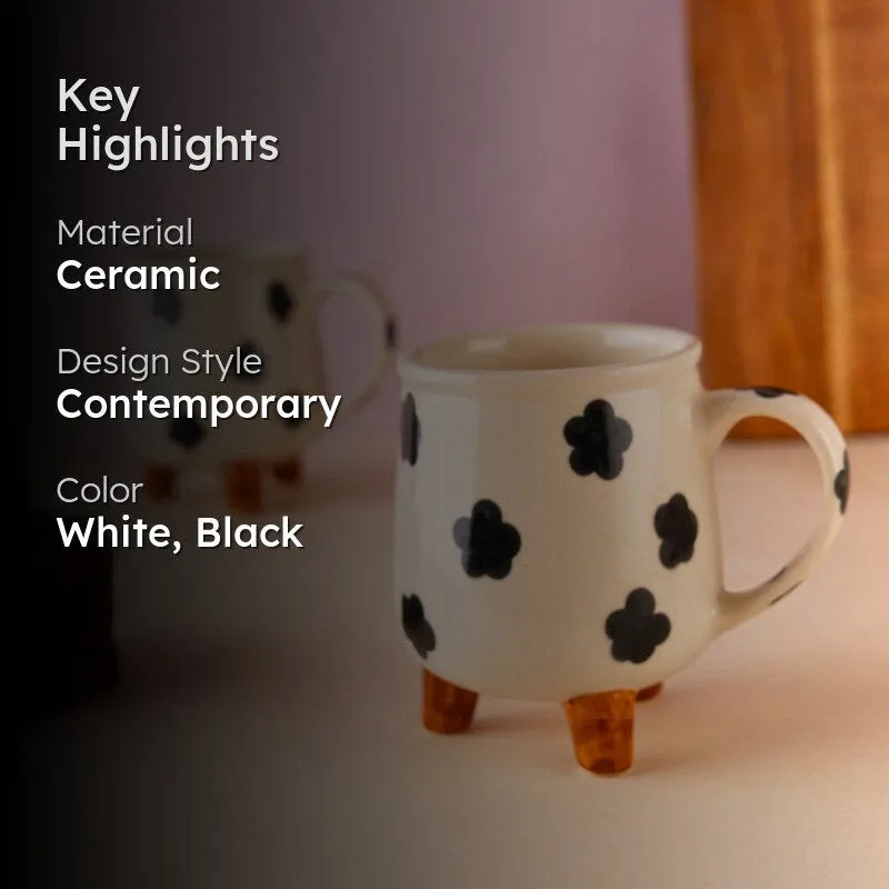 Flora Ceramic Coffee Mug (250 mL) media 2