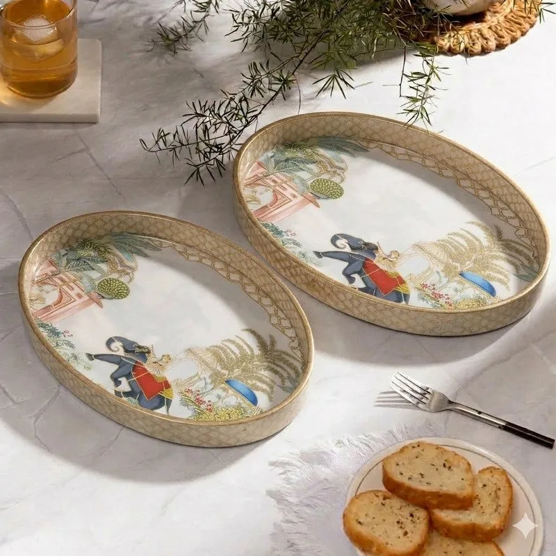 Fairfield Oval Serving Tray - Set of Two media 1