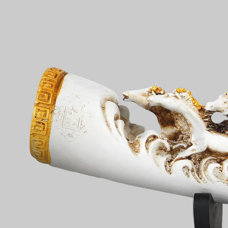 The Majestic Mane Painted Resin Showpiece media 4