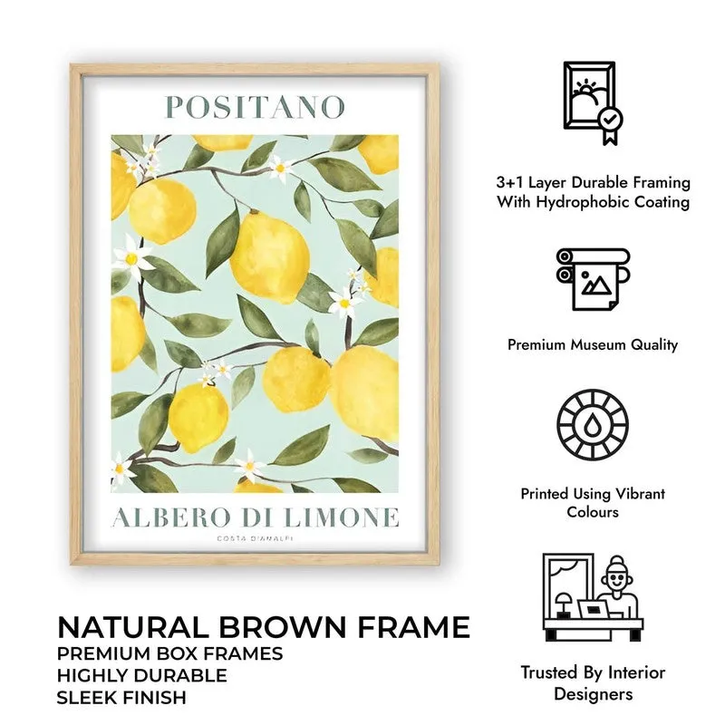 Citrus Zest Archival Canvas Wall Art - Brown media 12