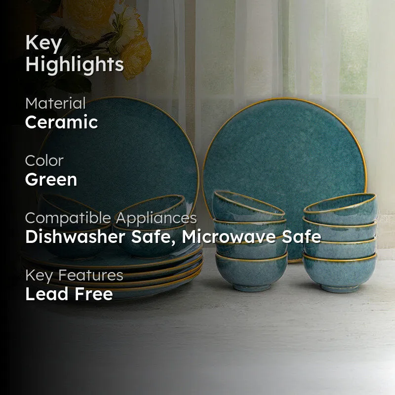 Careina Ceramic Dinner Set (180 mL) - 18 Piece Set media 2