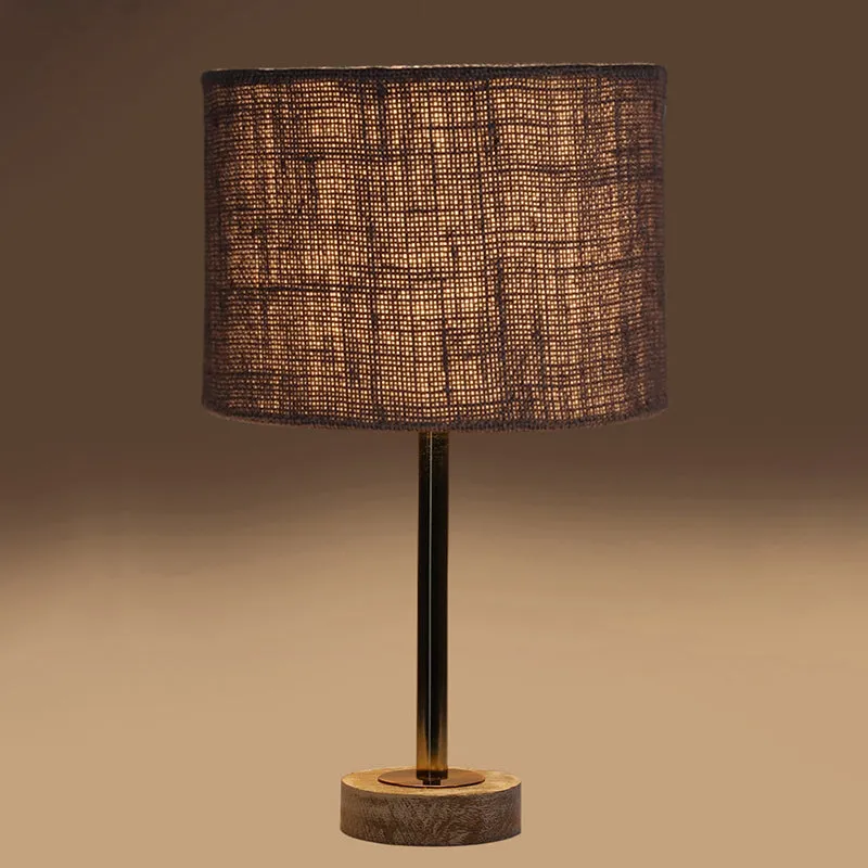 Sienna I Rodin Wooden Table Lamp - Grey,Gold,White media 6