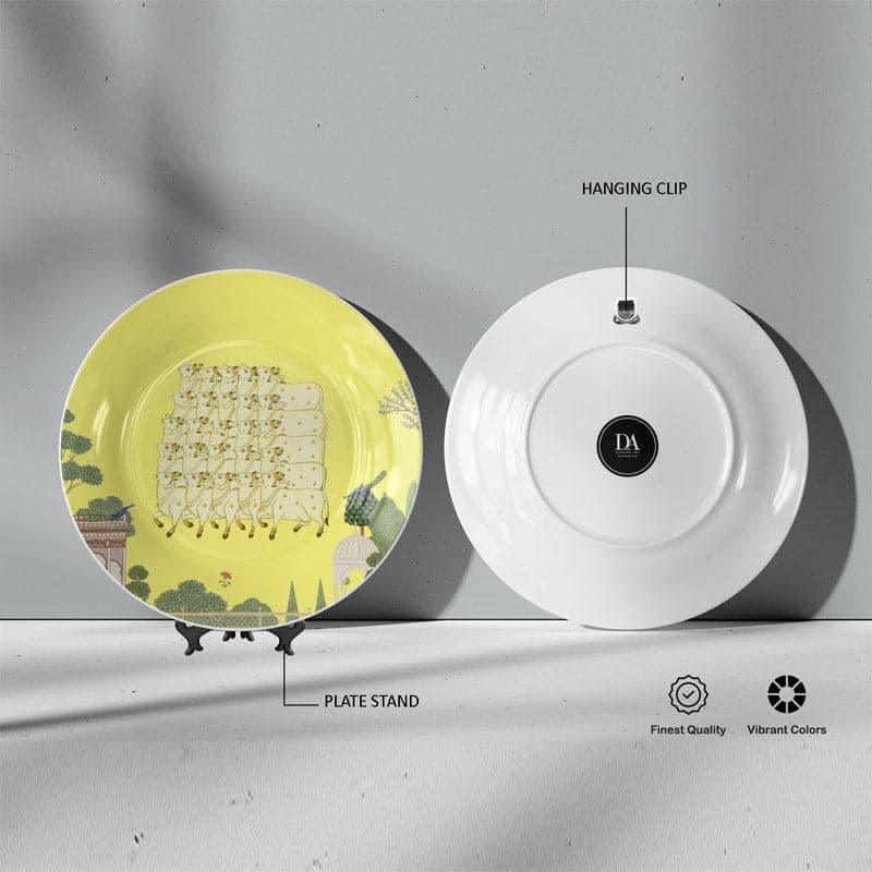 Pichwai Edit Wall Plate - Lemon media 5