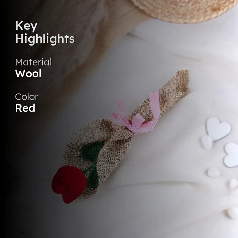 Crochet Handmade Tulip Bouquet - Red media 2