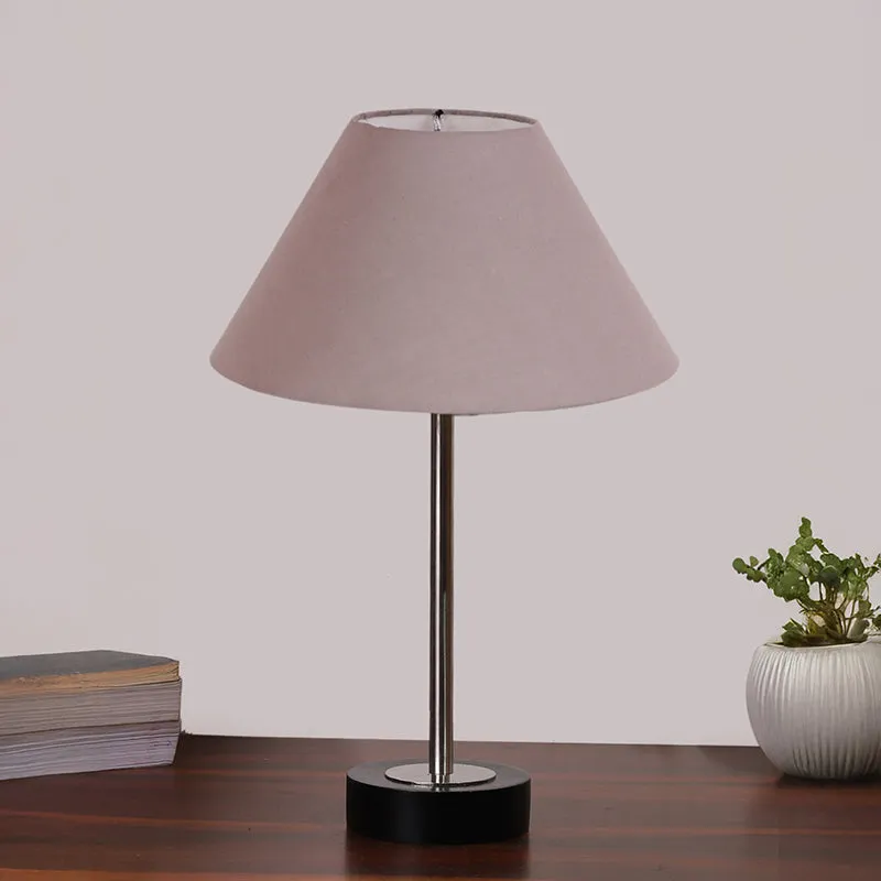 Cotin II Rodin Wooden Table Lamp - Grey,Silver,Black media 3