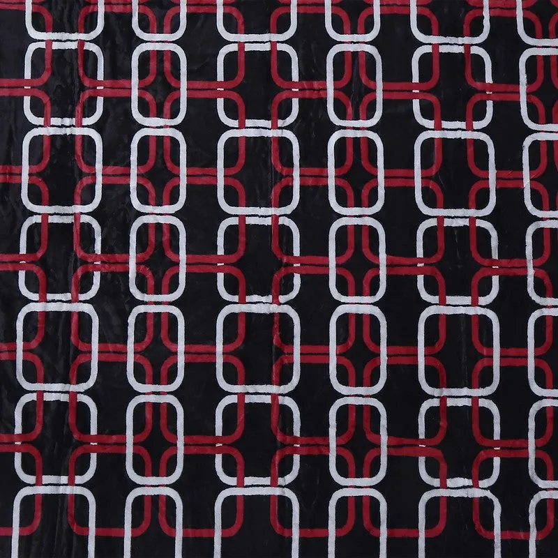 Monte Carlo Block Mosaic Reversible Blanket - 850 GSM media 7