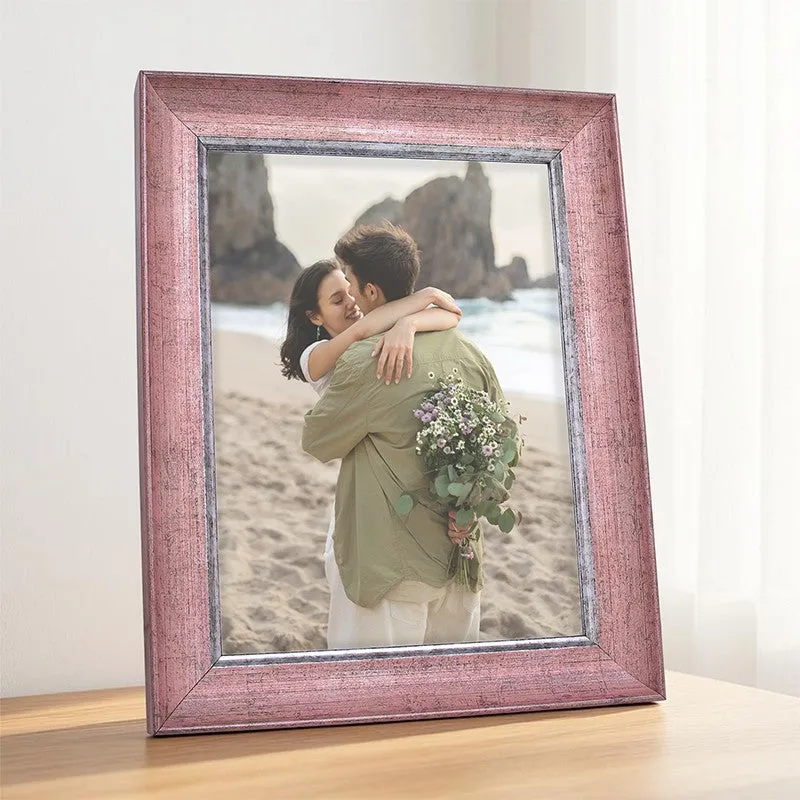 Elegant Vintage Style PVC Photo Frame - Pink media 7
