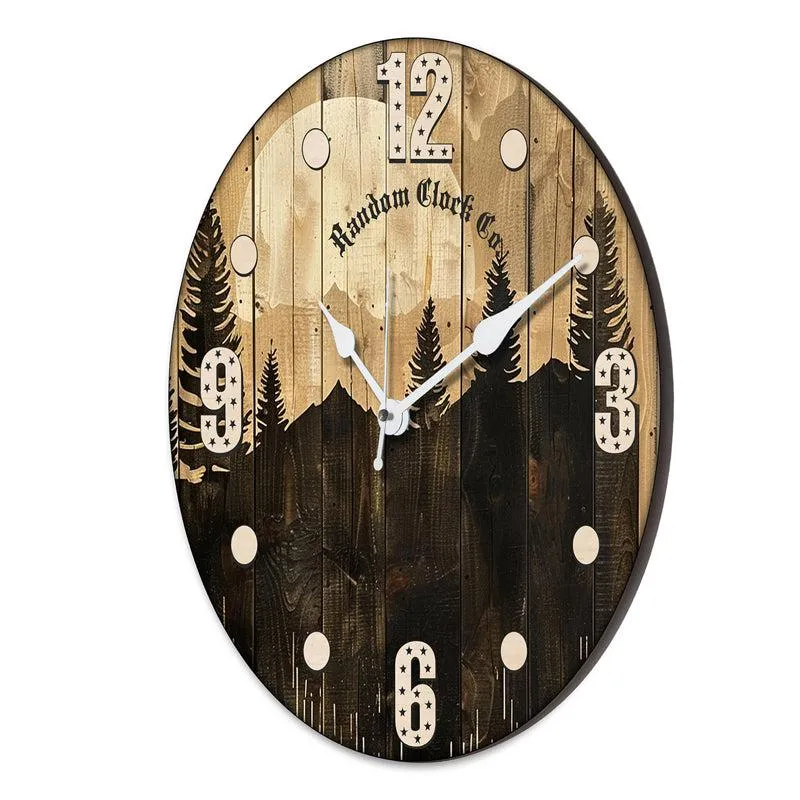 Zaman Analog Wooden Wall Clock media 5