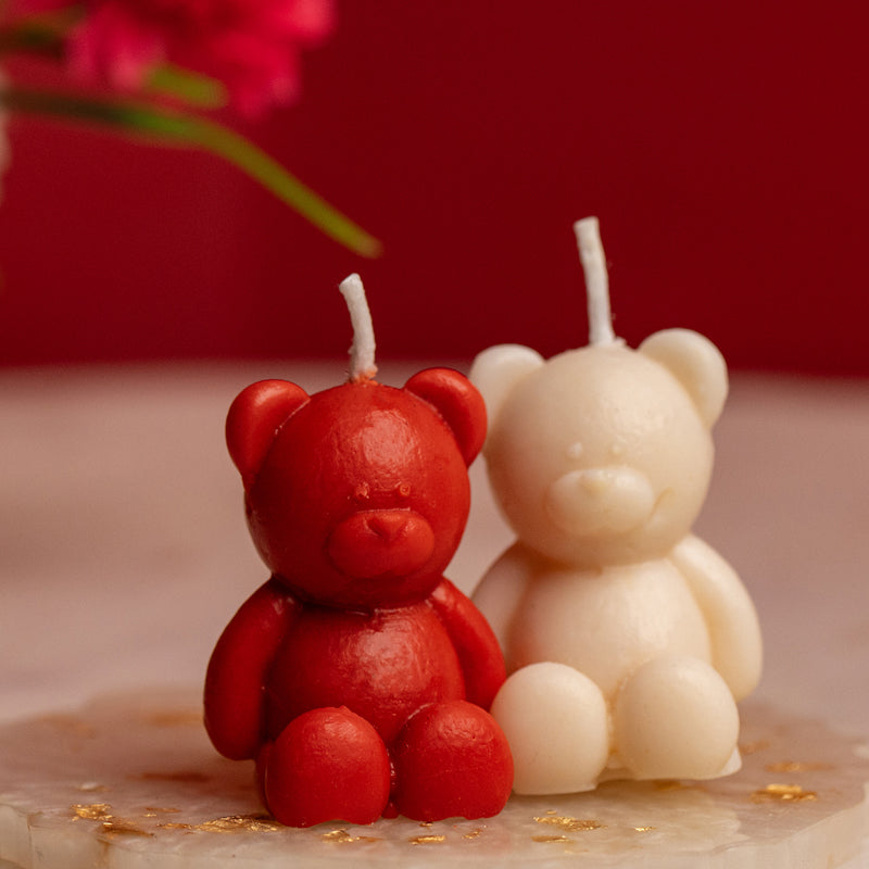 Teddy Cinnamon Scented Candle - Set Of Two media 4