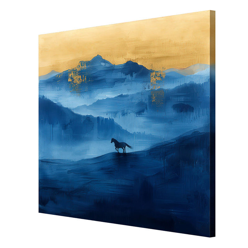 Lone Horse Wall Painting media 7