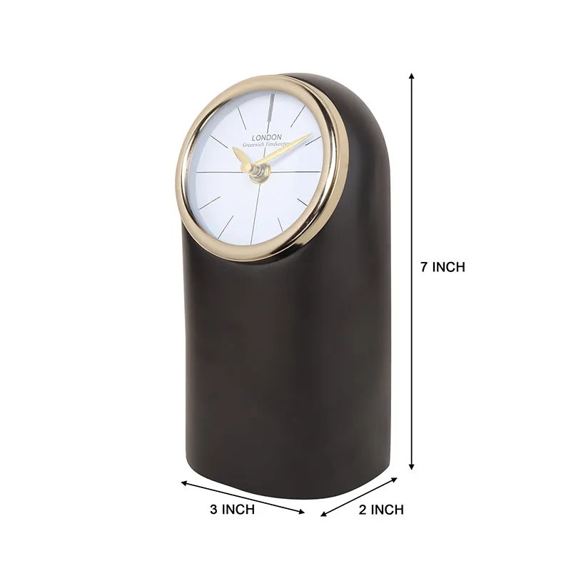 Lilt Analog Table Clock - Black media 6