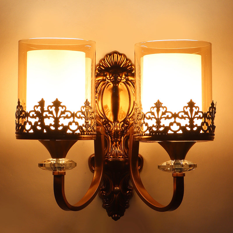 Epoch Iron Wall Lamp With Glass Shade media 7