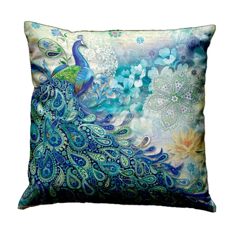Chitrapaksha Printed Cushion Cover Set - Set Of Five media 4