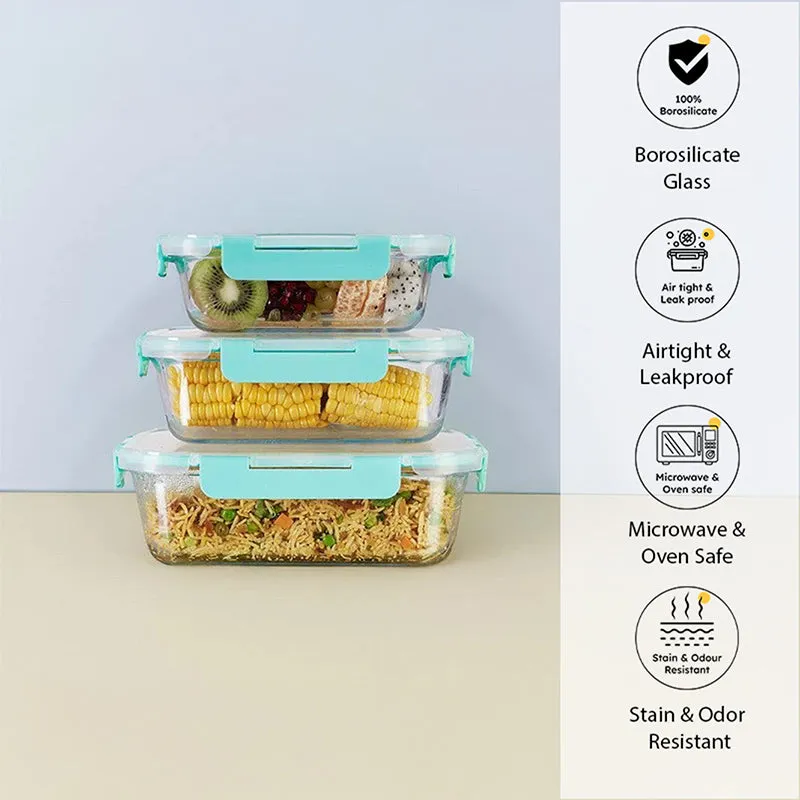 Bauble Glass Container (640,1040 & 1520 ML) - Set Of Three media 1