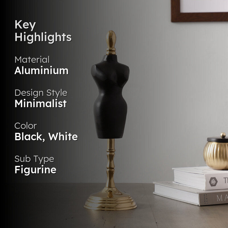 Mini Mannequin Showpiece - Black media 2