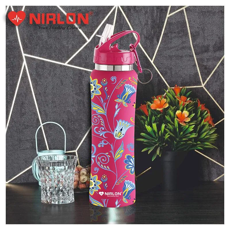 Mosa Floral Sipper Water Bottle - 750 mL media 3