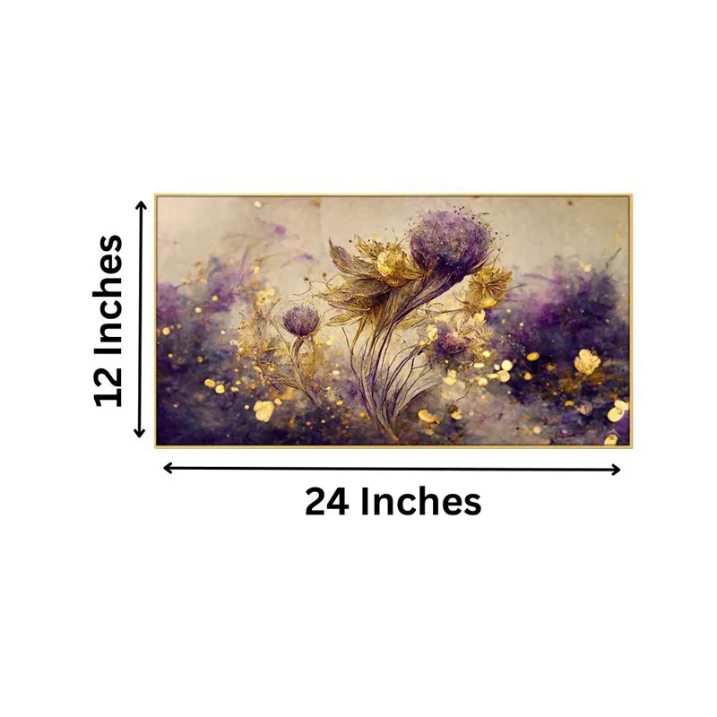 June Lavender Floral Wall Painting media 4