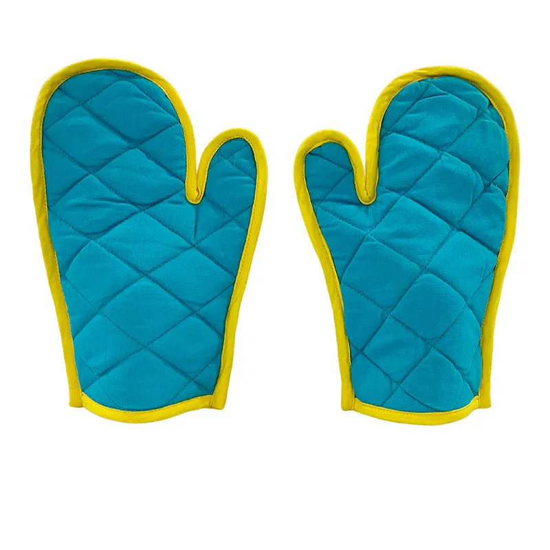Swayam Teplo Kitchen Gloves (Blue & Yellow) - Set Of Two media 5