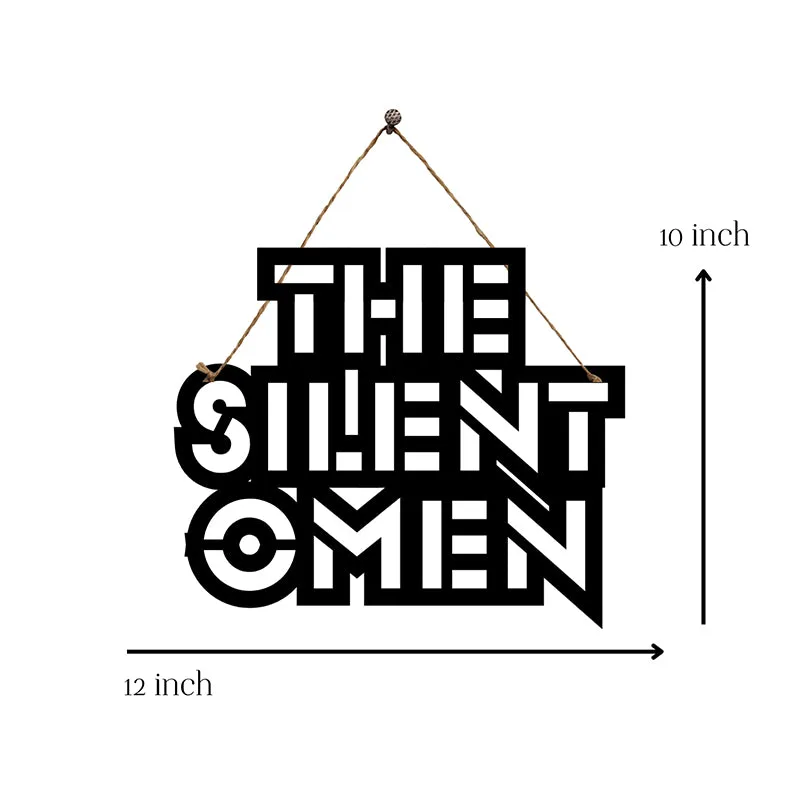The Silent Omen Mild Steel Wall Accent media 5