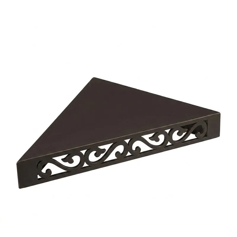 Delores Corner Floating Shelf (Black) - Set Of Two media 5