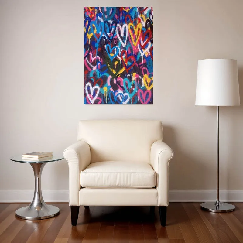 Vibrant Heartstrings Wall Poster media 1
