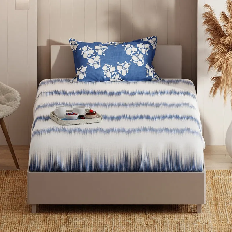 Quincy Abstract Microfiber Microfiber Bedsheet - 135 GSM media 3