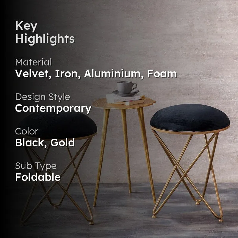 Tudera Stool And Side Table Combo - Set Of Three media 2