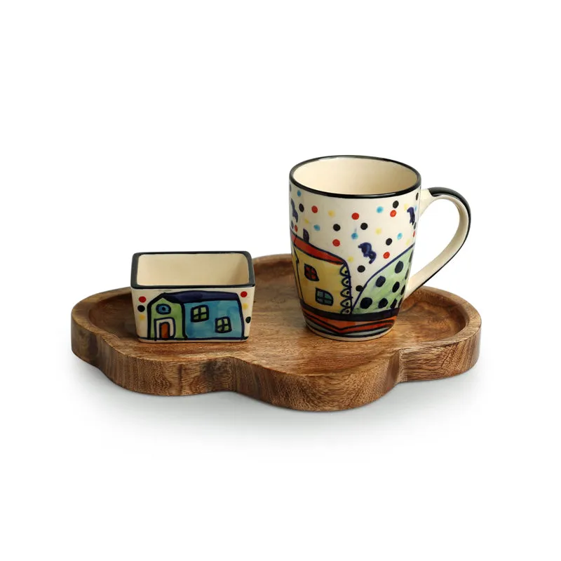 Coastal Ceramic Coffee Mug - Three Piece Set media 3