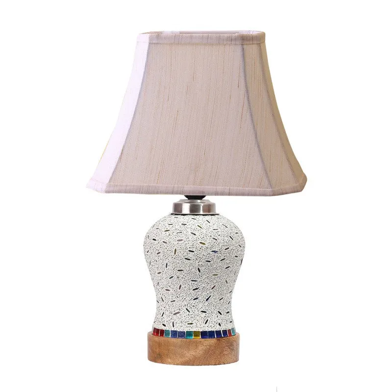 Nivora Square Wooden Table Lamp - Multicolor media 5