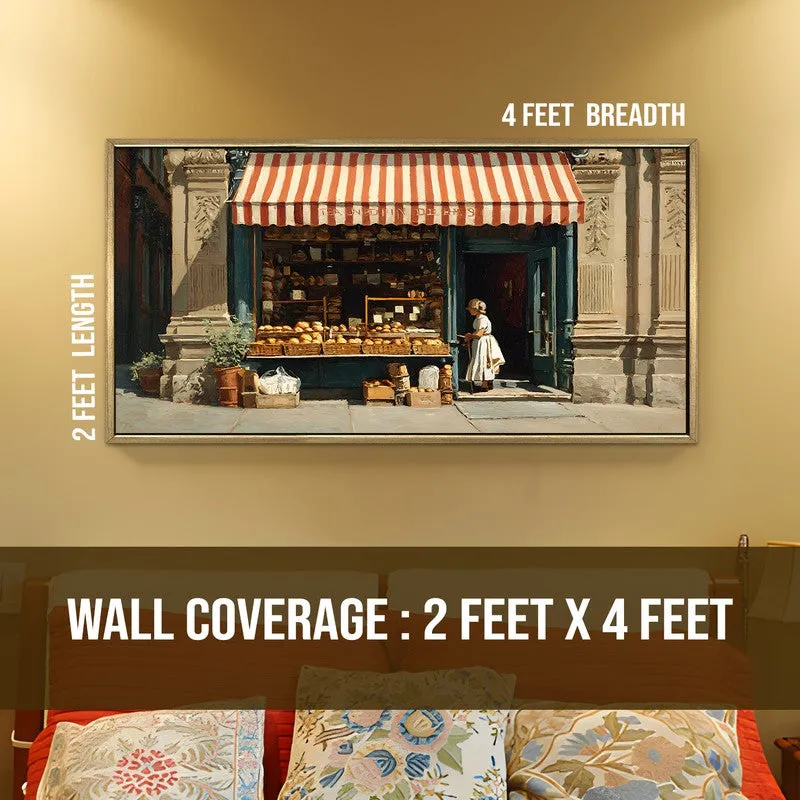 Bakehouse Canvas Wall Painting With Frame media 9