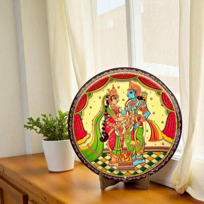 Divine Motif Decorative Wall Plates - Set Of Two media 6