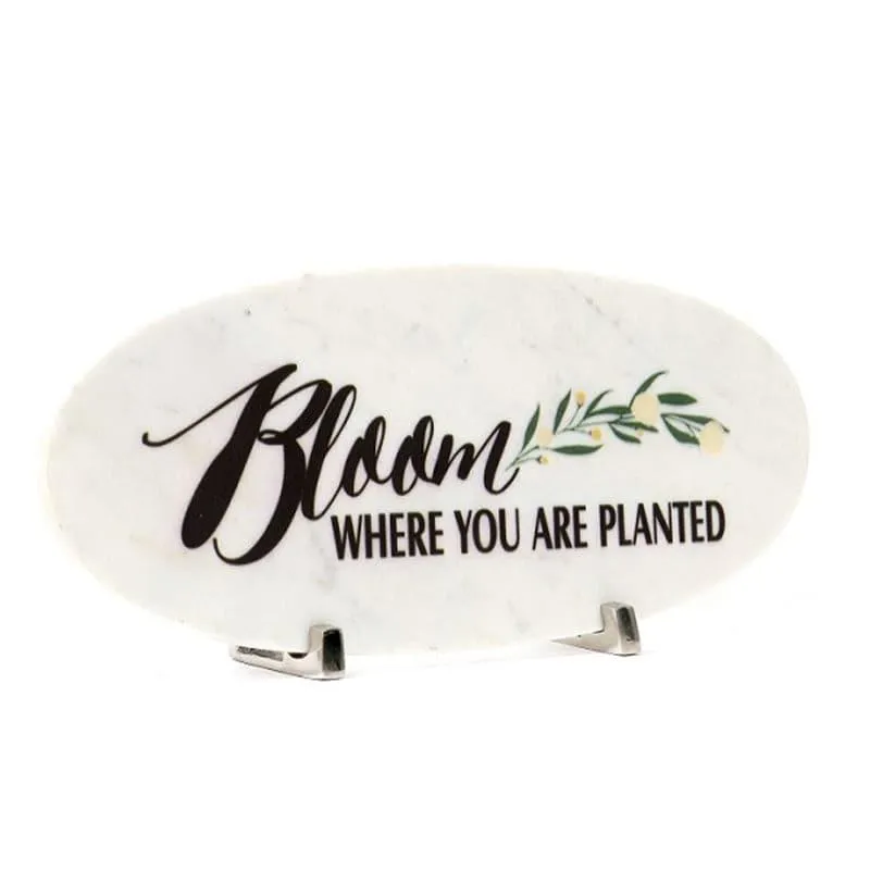 Bloom Bright Printed Marble Showpiece media 3