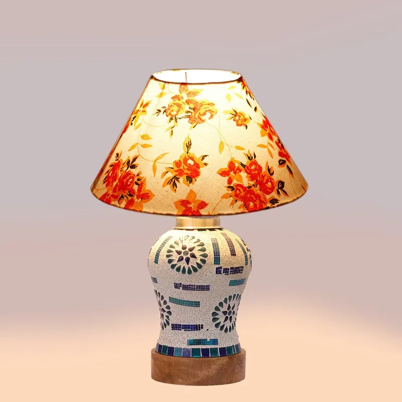 Sonara Fleur Cone Wooden Table Lamp - Multicolor media 6