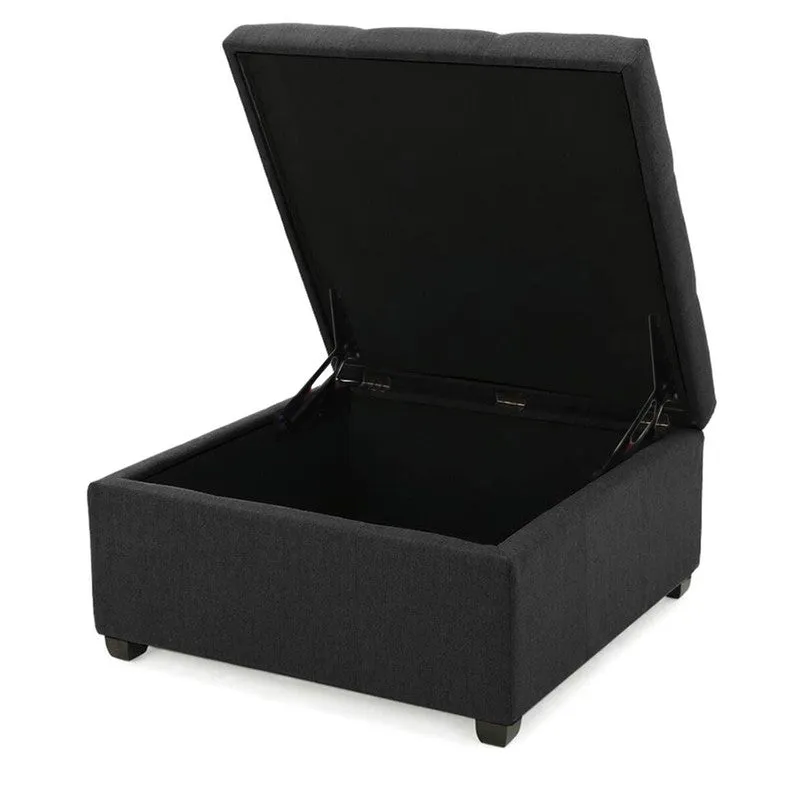 Uvaro Comelo Ottoman - Grey media 4